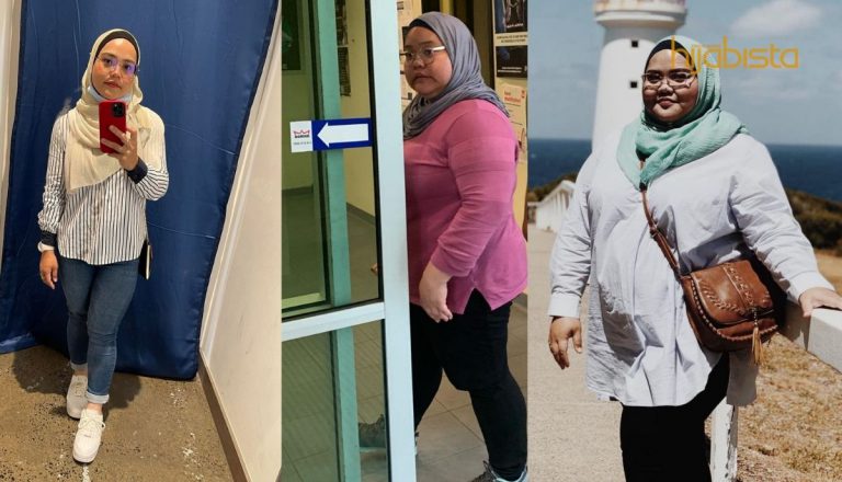 Berat Asal 124kg, Hijabi Ini Dedah Kaedah Turunkan 60kg Dalam Tempoh Setahun. Hebat Bukan!