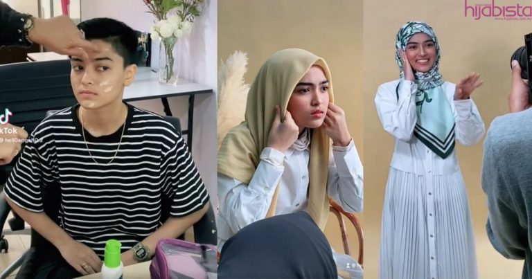 Sering Berpakaian Seperti Lelaki, Gadis Ini Terharu Bila Aliff Syukri ‘Offer’ Jadi Model Hijab Keluarannya. Cun Habis!