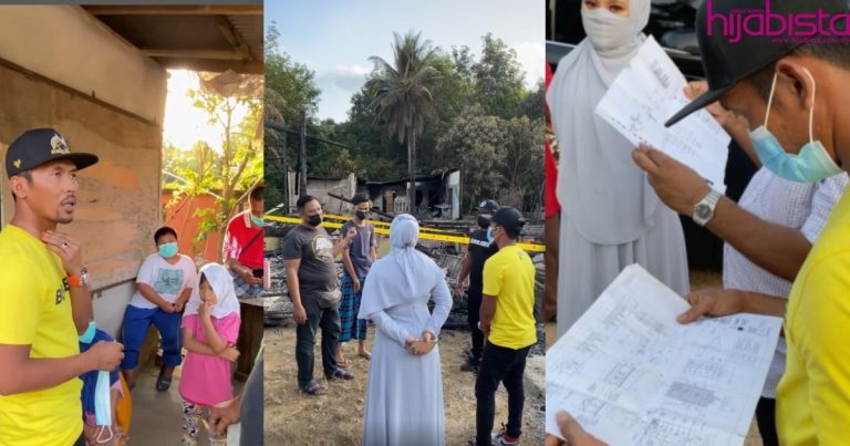 ‘Ibulah Yang Paling Semangat..’- Shuib Gembira Dapat Tunaikan Hasrat Arwah Isteri Bina Rumah Buat Mangsa Kebakaran