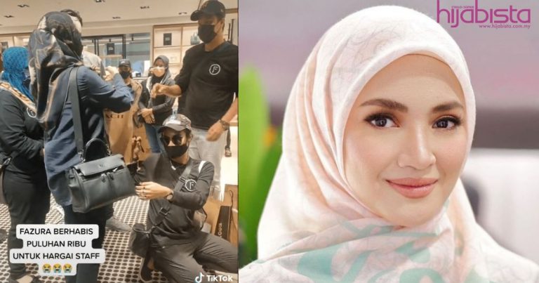 ‘Macam Mana Nak Kerja Sekali?’- Habis Puluhan Ribu Ringgit, Fazura Belanja Staf Beg Mewah Coach