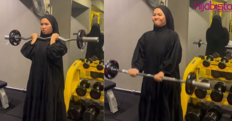 ‘Tak Perlu Ketat-Ketat Pun,’- Pakai Gaun Di Gim, Peminat Puji Aina Abdul Tetap Jaga Aurat Biarpun Berpeluh