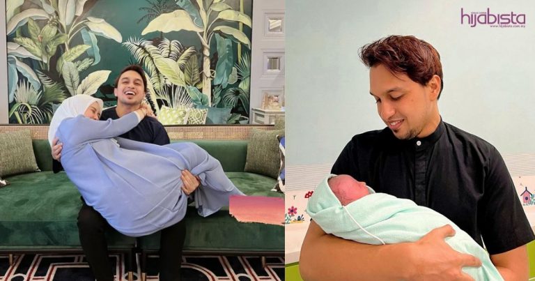 “Pahala Yang Sangat Besar Buatmu Sayang”- Haziq Husni Selamat Timang Anak Ketiga!