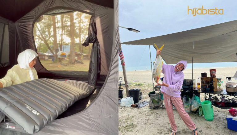 Lengkap Seperti Dalam Rumah, Netizen Teruja Lihat Set Khemah Betty. Siap Ada Tandas Lagi!