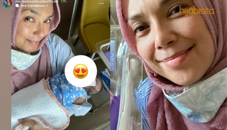 “Harap Wajah Cantik Macam Tok Ma Juga”- Netizen Teruja Ingin Lihat Wajah Cucu Normala Samsudin!