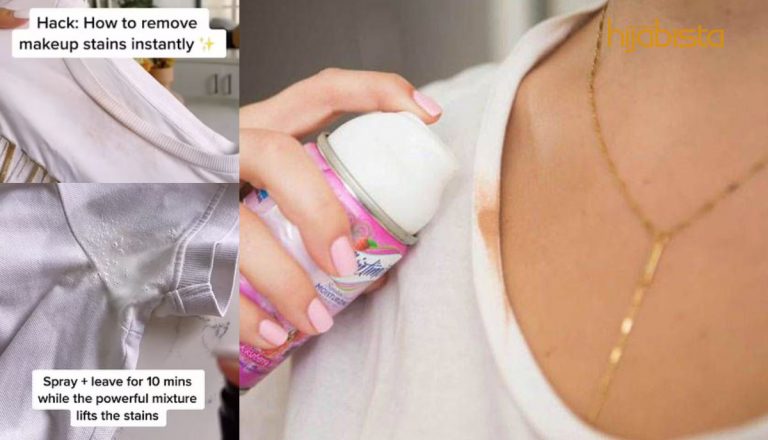 Bersihkan Kesan Mekap Di Kolar Leher Baju, Hanya Menggunakan Krim Pencukur.