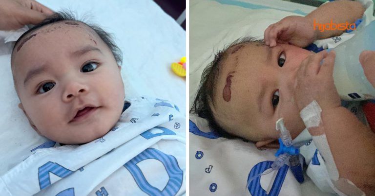 Baby Aqasha Alhaq Yang Tercampak Keluar Kereta Ketika Kemalangan Di Perak Semakin Pulih…Alhamdulillah..