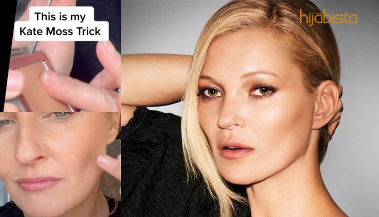 Ubah Cara Solekan Anda, “Kate Moss Contour” Godam TikTok Jadikan Wajah Bulat Kelihatan Lebih Terbentuk