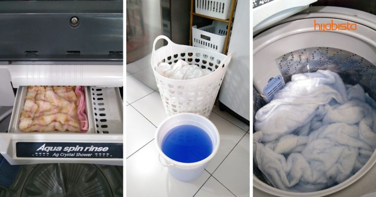 Trik Cuci Cadar & Tuala Putih, Tiada Lagi Masalah Kesan Karat Air Paip Melekat Pada Cucian