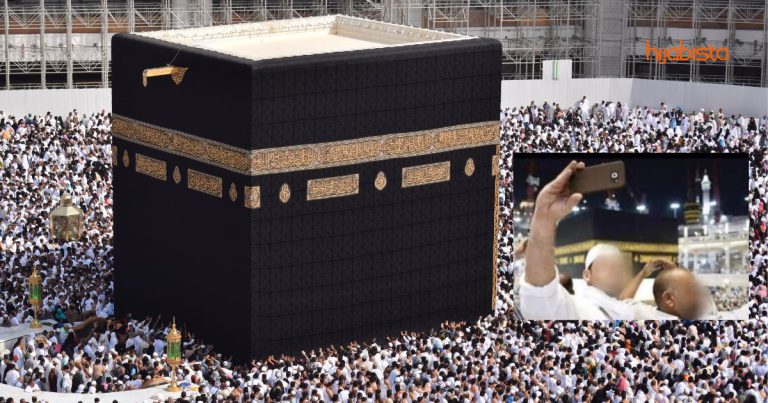 Pemain Bola Sepak Pun Tak Bawa Handphone Masuk Padang, Kenapa Depan Kaabah Kita Bawa, Jagalah Adab Dengan Allah