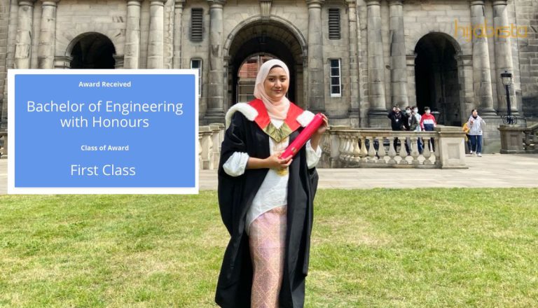 Kebanggaan Rakyat Malaysia, Hijabi Tajaan MARA Ini Pelajar Cemerlang Di The University Of Edinburgh.