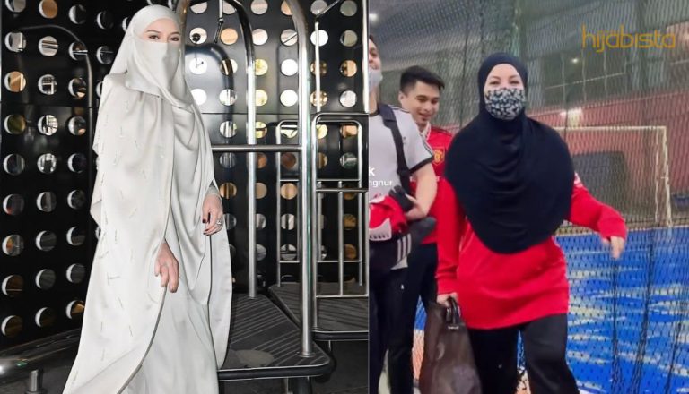 Ramai Puji Neelofa Sweet Teman Pu Riz Main Futsal. Nampak Comel Macam Cikgu Sukan Sekolah!