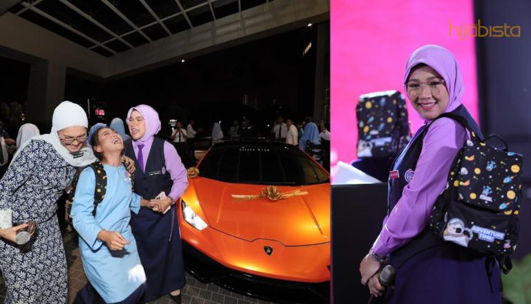Hijabi Ini Terima Hadiah Lamborghini RM1.5 Juta Sempena Hari Jadi Ke-23. Berkat Usaha!