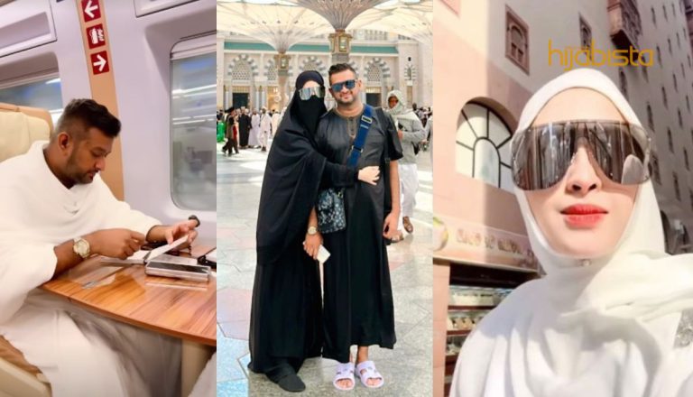 Sempurnakan Nazar, DP Eina Azman Dan Suami Tunai Umrah Buat Kali Kedua