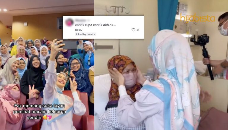 “Cantik Rupa, Cantik Akhlak…” Peminat Terharu Lihat Fazura Tak Kekok Layan Pesakit Kanser