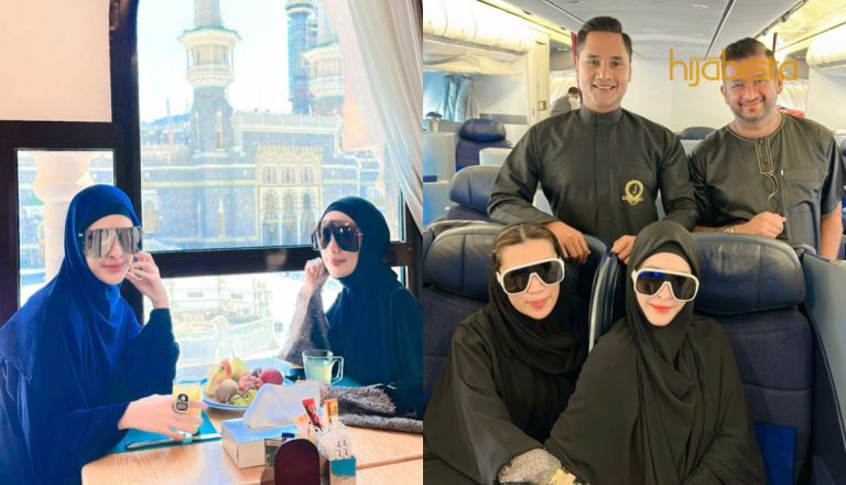 “Pertandingan Siapa Punya Paling Besar Ke?,” – Netizen Perasan Sesuatu Ketika Eina Dan Kakak Tunai Umrah