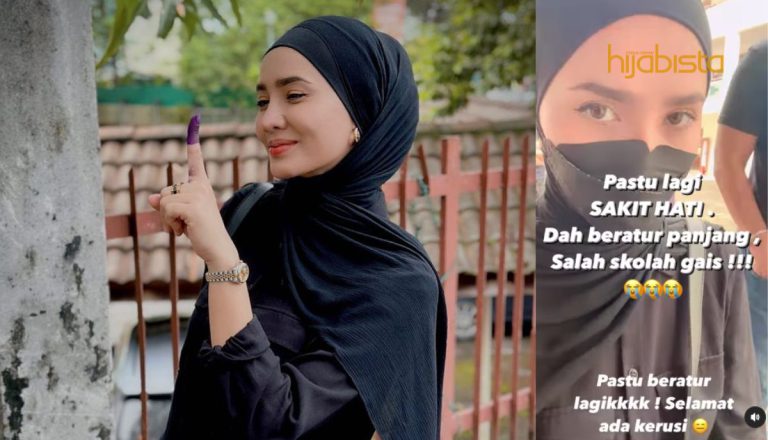 Ragam Siti Elizad Penat Beratur Mengundi Tapi Salah Sekolah, Buat Netizen Terhibur