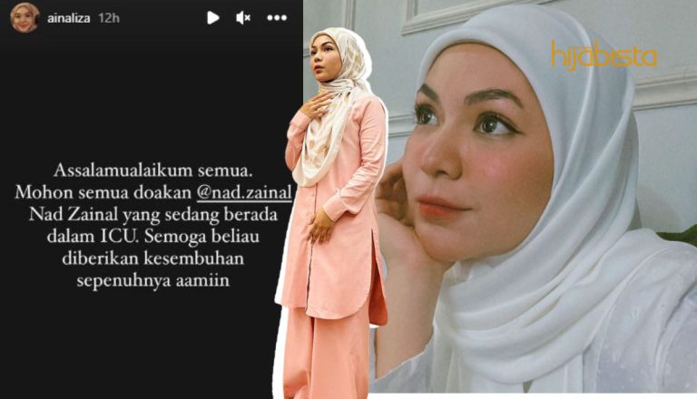 Paru-Paru Berdarah, Nad Zainal Ditidurkan Di ICU, Mohon Doa Semua!