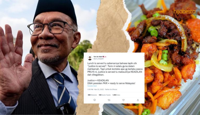 Lelaki Ini ‘Bongkar’ Nasi Ayam Kunyit DSAI Dah Beri ‘Isyarat’ Sebagai PM10