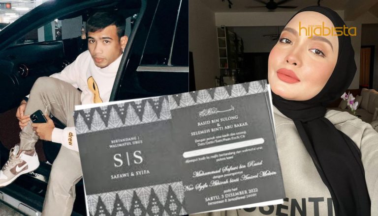 “Penat  kami simpan rahsia tetapi kantoi juga!” – Kad Kahwin Tular, Syifa Melvin Akui Kesal