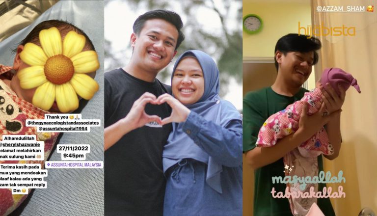 Selamat Timang Cahaya Mata Sulung, Tahniah Buat Azzam Sham Dan Sheryl Shazwanie