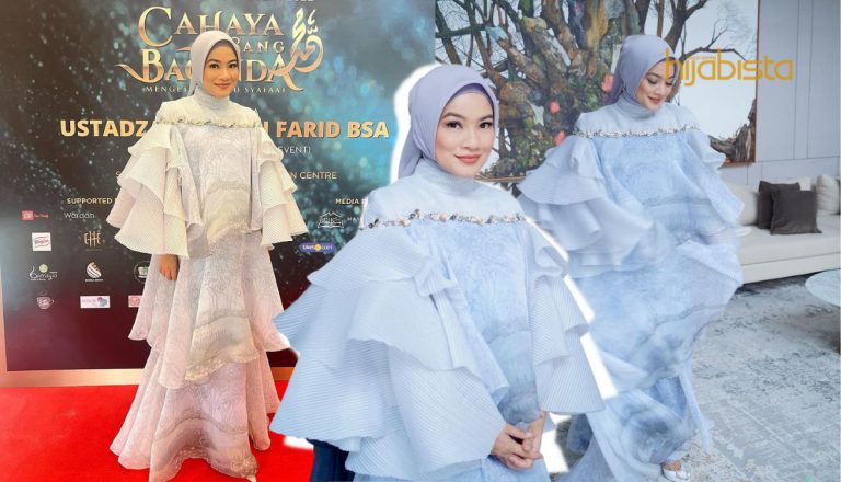 Berhijab di Mega Event Muslimah Indonesia, Penampilan Titi Kamal Raih Tumpuan Netizen