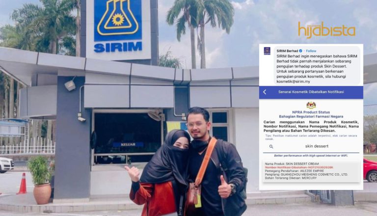 Founder Tergamak Bergambar Depan SIRIM, Buktikan Produk Kecantikan ‘Barang Bagus’ Dan Sudah Diuji