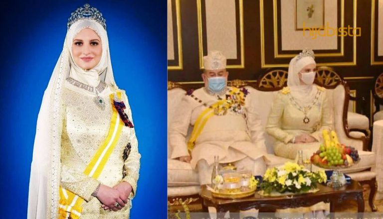 Sultanah Nur Diana Petra Curi Tumpuan, Manis Bertudung Litup Di Hari Keputeraan Suami