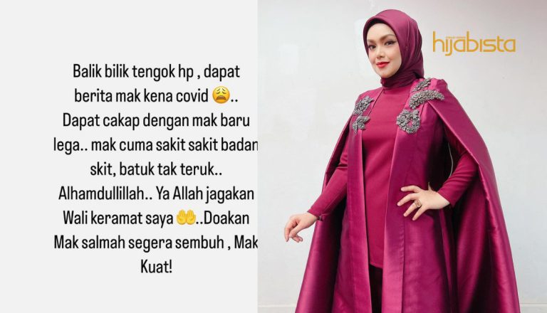 Mak Salmah Dijangkiti Covid-19, Siti Nurhaliza Lega Ibu Hanya Bergejala Ringan