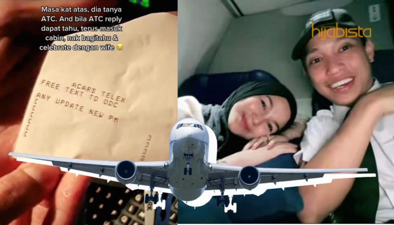 Pasangan Raikan Perlantikan DSAI Sebagai PM10 Di Atas Pesawat Bersama Sate