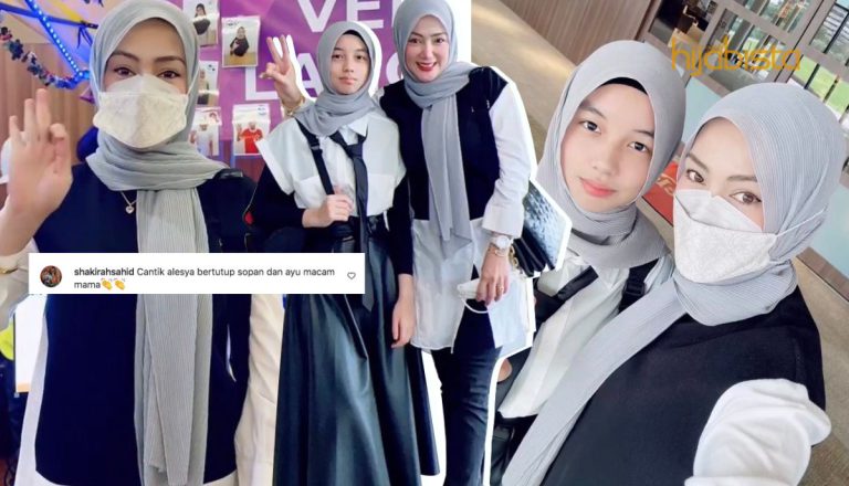 Kecantikan Diwarisi! Cantik Dan Sopan, Penampilan Berhijab Engku Aleesya Mencuri Perhatian Ramai