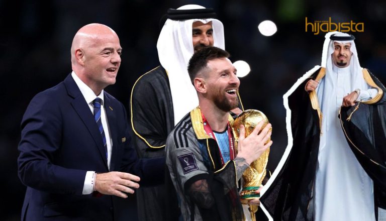 Bukan Sembarangan Jubah! Messi Disarungkan Bisht Ketika Menjulang Trofi Piala Dunia, Selepas Argentina Menewaskan Perancis
