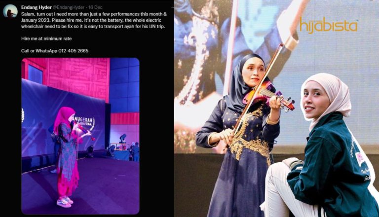 Endang Hyder Turunkan ‘Harga’ Persembahan Violin, Mahu Kumpul Duit Demi Ayah!