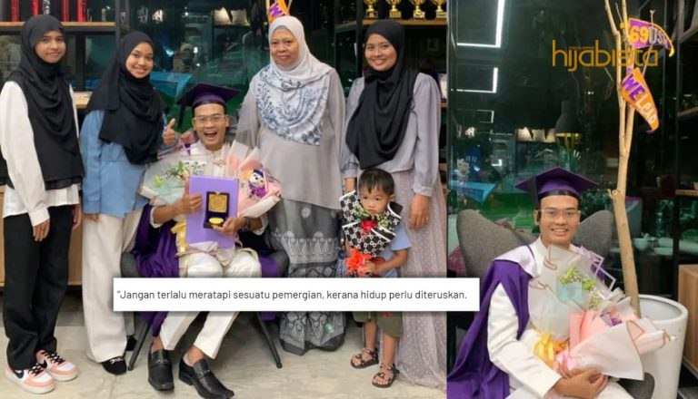 Diuji Pemergian Bapa Ke Alam Abadi, Bukan Halangan Graduan USM Ini Kekal Berjaya