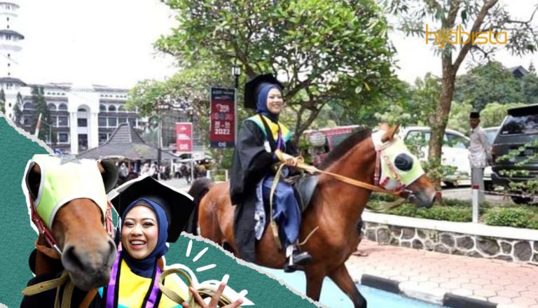 ‘Momen Sekali Seumur Hidup’, Hijabi Ini Hadiri Majlis Graduasi Menunggang Kuda!