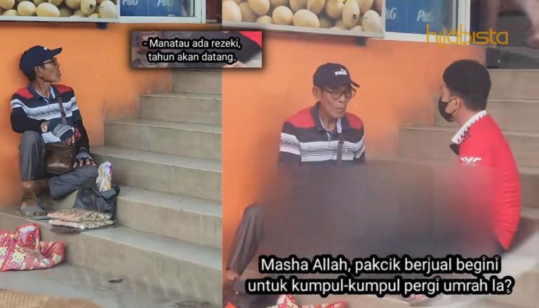 Gigih Jual Ikan Masin Dengan Untung 50 Sen, Dalam Diam Pakcik Ini ‘Pasang Niat’ Ingin Jejak Kaki Ke Tanah Suci