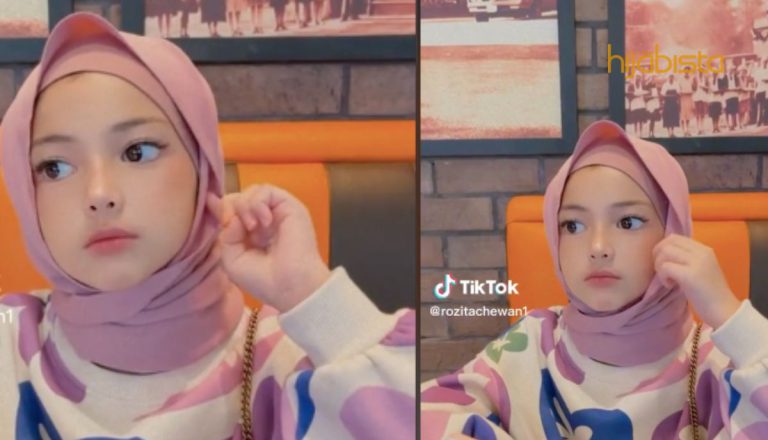“Cantik Sungguh Ciptaan Mu Ya Allah..” Tampil Berhijab Tanpa Mekap Anak Che Tarik Perhatian Warga Maya
