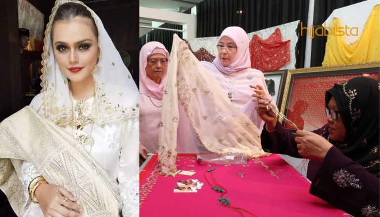 Keringkam ‘Berusia 35 Tahun’ Warisan Seni Berharga Tunku Azizah Khas Buat Muzium Sarawak!