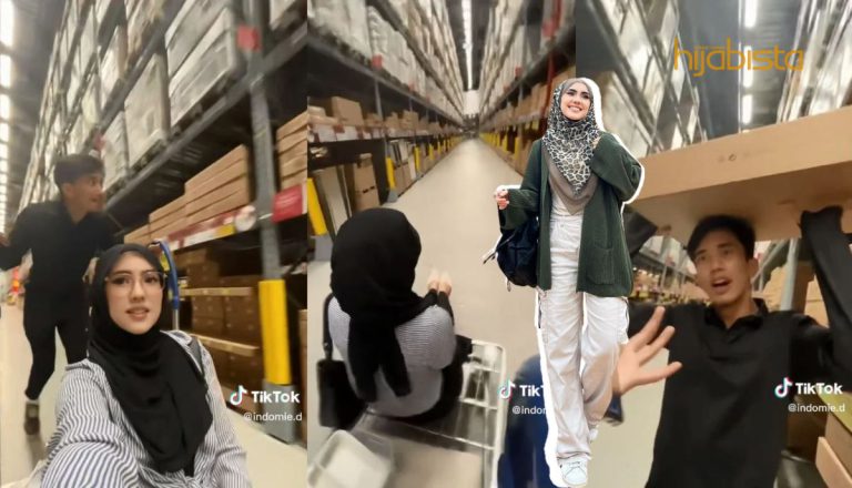 Netizen ‘Kemurungan’ Lihat Aksi Mesra Influencer Berhijab Ini, Bersama Tunangnya!