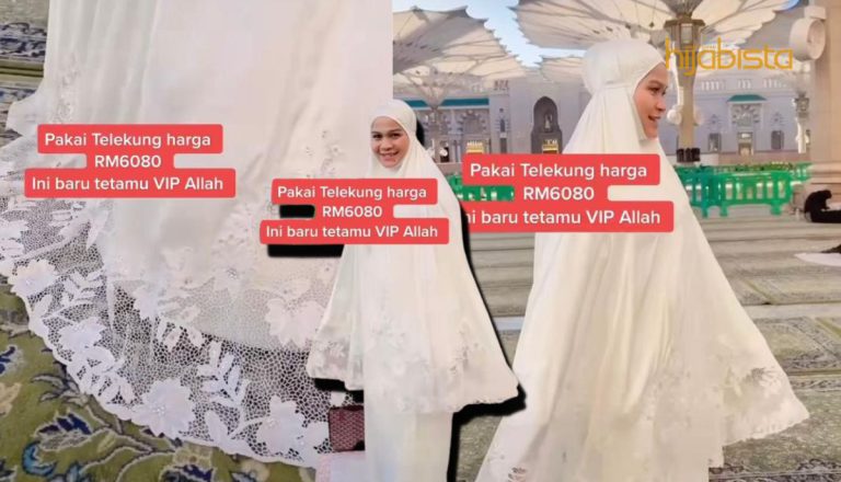 Wanita Ini Teruja Lakukan Ibadah Umrah Dengan Telekung RM6,080, Ala ‘Tetamu VIP’ Di Sana
