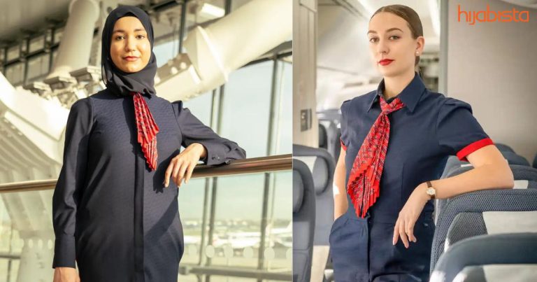 British Airways Tampilkan Hijab Sebagai Salah Satu Pilihan Uniform Untuk Pramugari Muslim