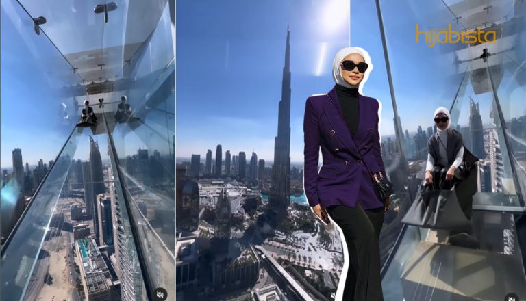 Sakan Cuba Aktiviti Gelongsor Kaca ‘Dubai Sky View’, Anzalna Nasir Sempat Titip ‘Wasiat’ Buat Keluarga!