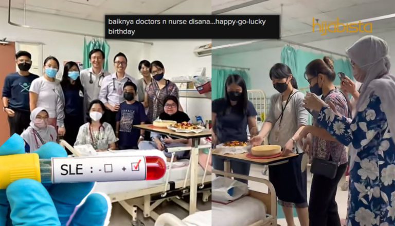 Pesakit SLE Terharu Kakitangan Hospital Raikan Hari Jadi Sebelum ‘Discharge’