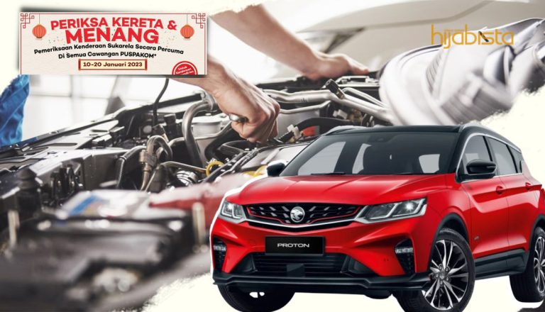 PUSPAKOM Tawar Pemeriksaan Kenderaan Secara ‘Percuma’, Bahkan Hijabi Berpeluang Menangi Hadiah Menarik!