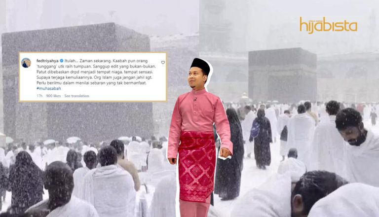 Kaabah Jadi ‘Tunggangan’ Demi Raih Perhatian! Fedtri Yahya Selar Pelaku ‘Fake’ Video Salji Turun Di Kota Mekah!