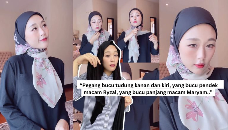 “Dah Dia Memang Lawo Dia Sidai Gitu Je Dah Cantik…” Maryam Buat Tutorial Tudung Ramai Yang Tak Keruan.