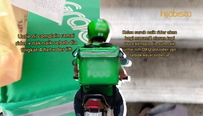 Rider Grab ‘Selar’ Layanan Tak Wajar Terhadap Pelanggan OKU, Alasan Tiada Lif – “Jangan Sibuk Kejar Order Je!”