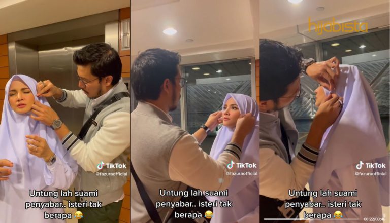 “Sabarlah.. Biar I Betulkan,” Gelagat Fattah Layan Kerenah Fazura Enggan Pipi Tembam, Bikin Netizen ‘Cemburu’