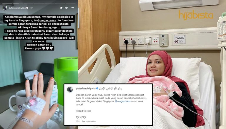 Pulang Dari Dubai, Puteri Sarah Dikejarkan Ke Hospital? – “Akhirnya Sarah Tumbang Juga!”
