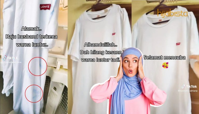 Baju Putih ‘Rosak’ Turun Warna Ketika Dicuci Hingga Bercapuk? Selamatkan Dengan Dua Bahan Mudah Ni Sis!