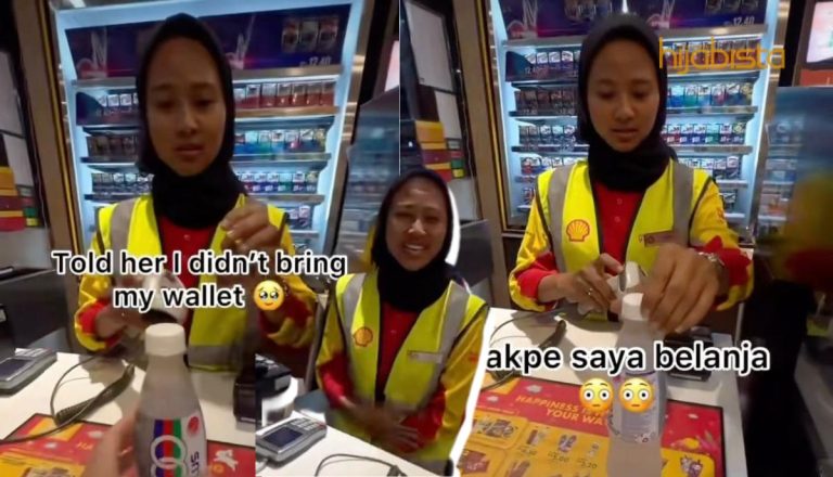 “Bersungguh Dia Nak Bayarkan Air Itu…” – Niat Nak Belanja, ‘Cashier’ Terkejut Dapat Hadiah Dari Pelanggan